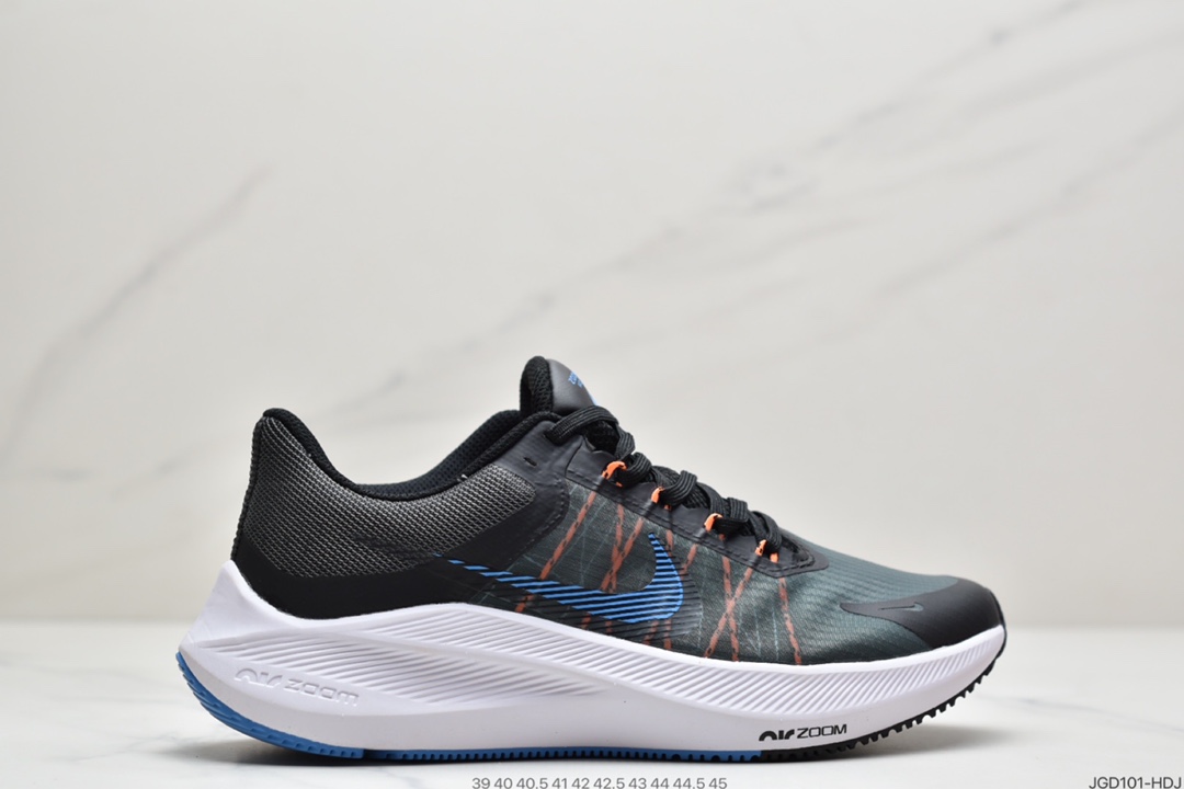 180 耐克Nike Zoom WINFLO 8登月W8轻质透气休闲运动跑步鞋 CW3419-007