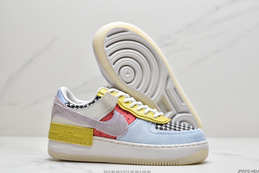 170 耐克Nike Air Force 1 Shadow 彩蛋配色DM8076-100