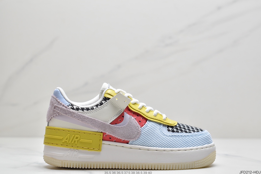 170 耐克Nike Air Force 1 Shadow 彩蛋配色DM8076-100