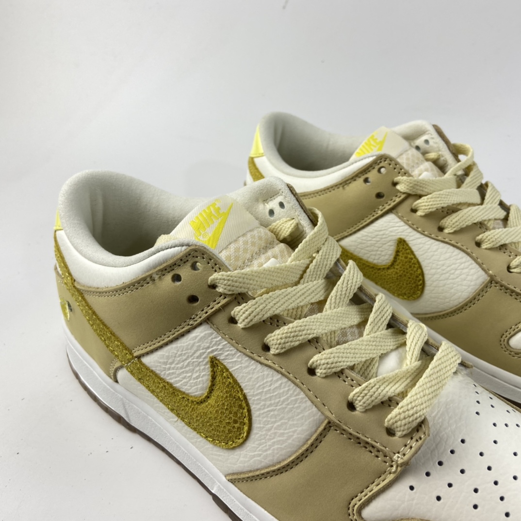 P300 Nike SB Dunk Low 扣篮系列柠檬黄配色 低帮休闲运动滑板板鞋 DJ6902-700