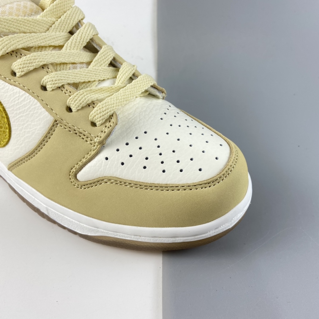 P300 Nike SB Dunk Low 扣篮系列柠檬黄配色 低帮休闲运动滑板板鞋 DJ6902-700
