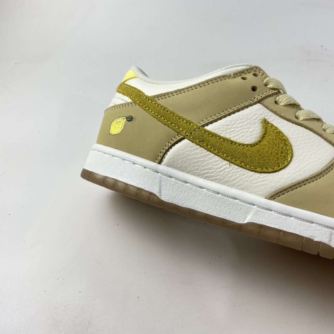 P300 Nike SB Dunk Low 扣篮系列柠檬黄配色 低帮休闲运动滑板板鞋 DJ6902-700