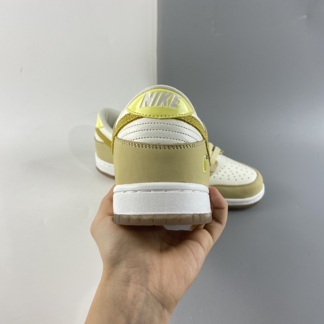 P300 Nike SB Dunk Low 扣篮系列柠檬黄配色 低帮休闲运动滑板板鞋 DJ6902-700