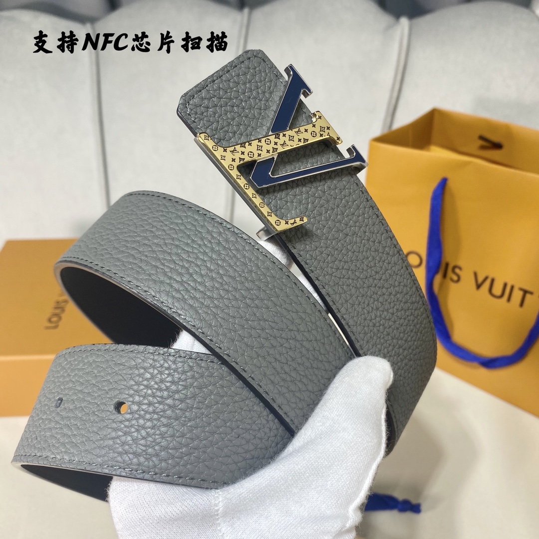 Louis Vuitton Belts Calfskin Cowhide