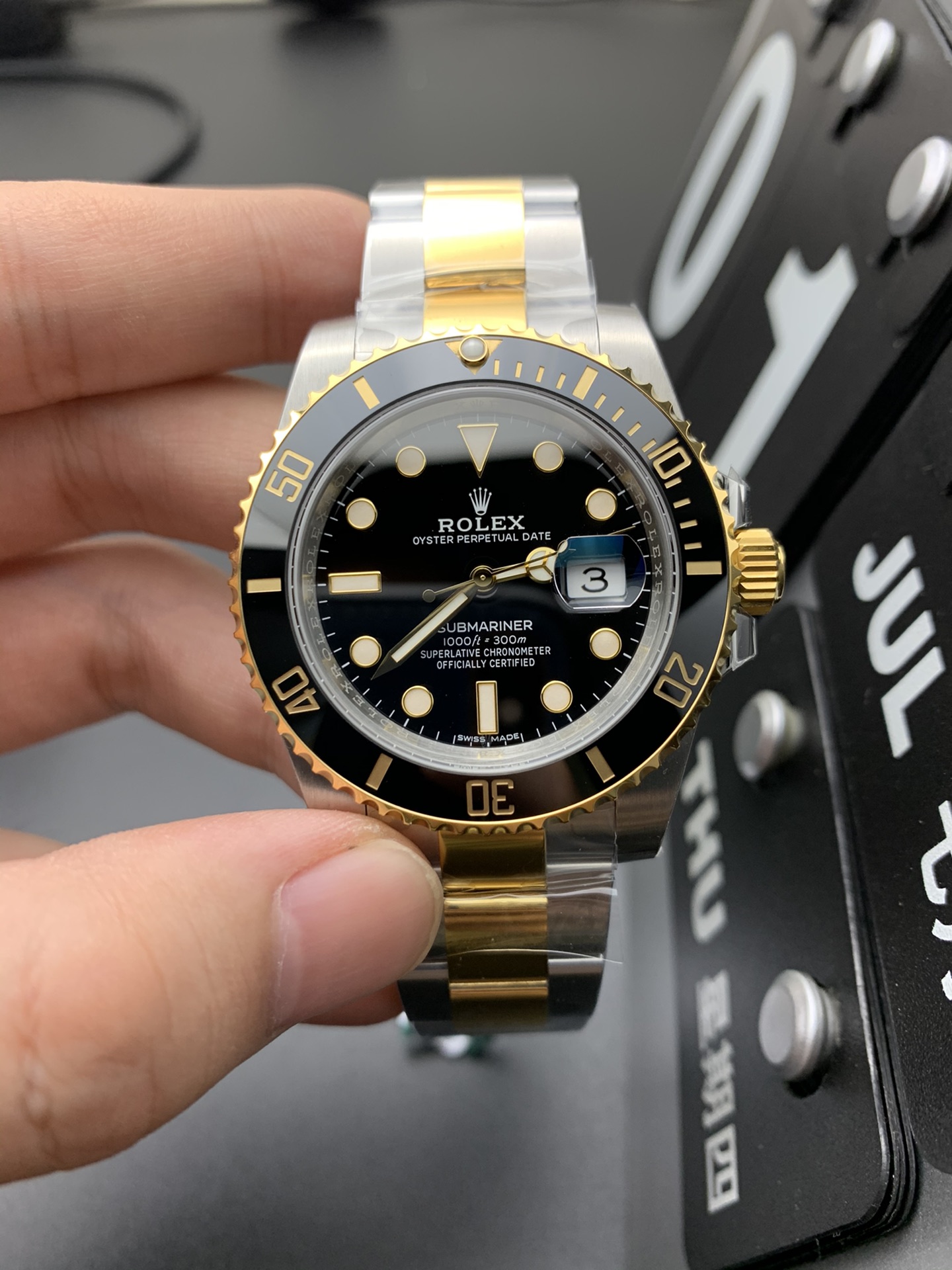 Rolex 间金黑鬼