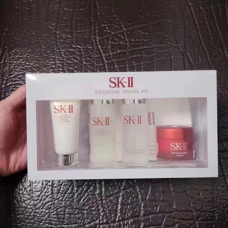 26! SK2 Nivel de entrada Set de muestras de 4 piezas, productos estrella, puedes probar: 1⃣Limpiador facial 20g 2⃣Loció…