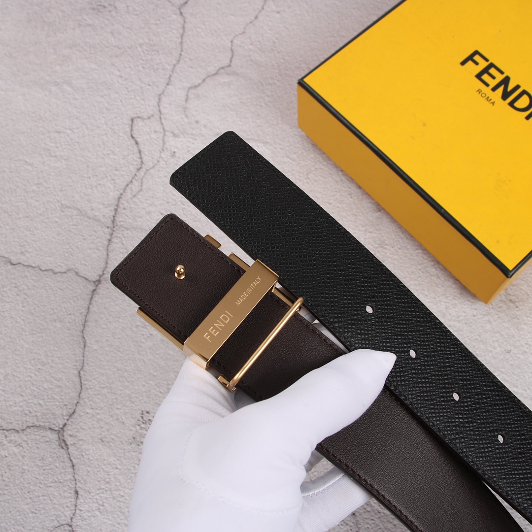FENDI芬迪专柜同款宽4.0CM双
