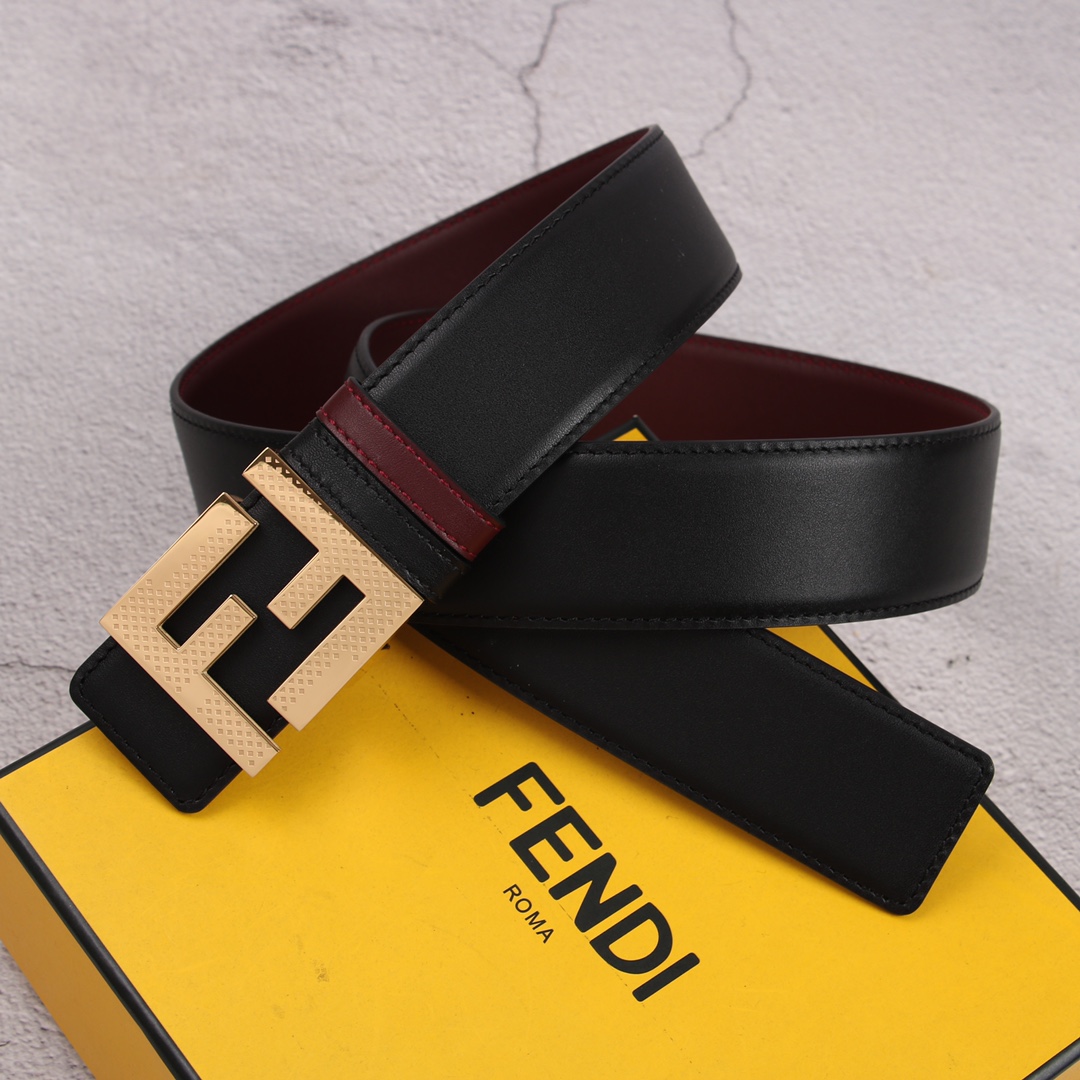 FENDI芬迪专柜同款宽4.0CM双
