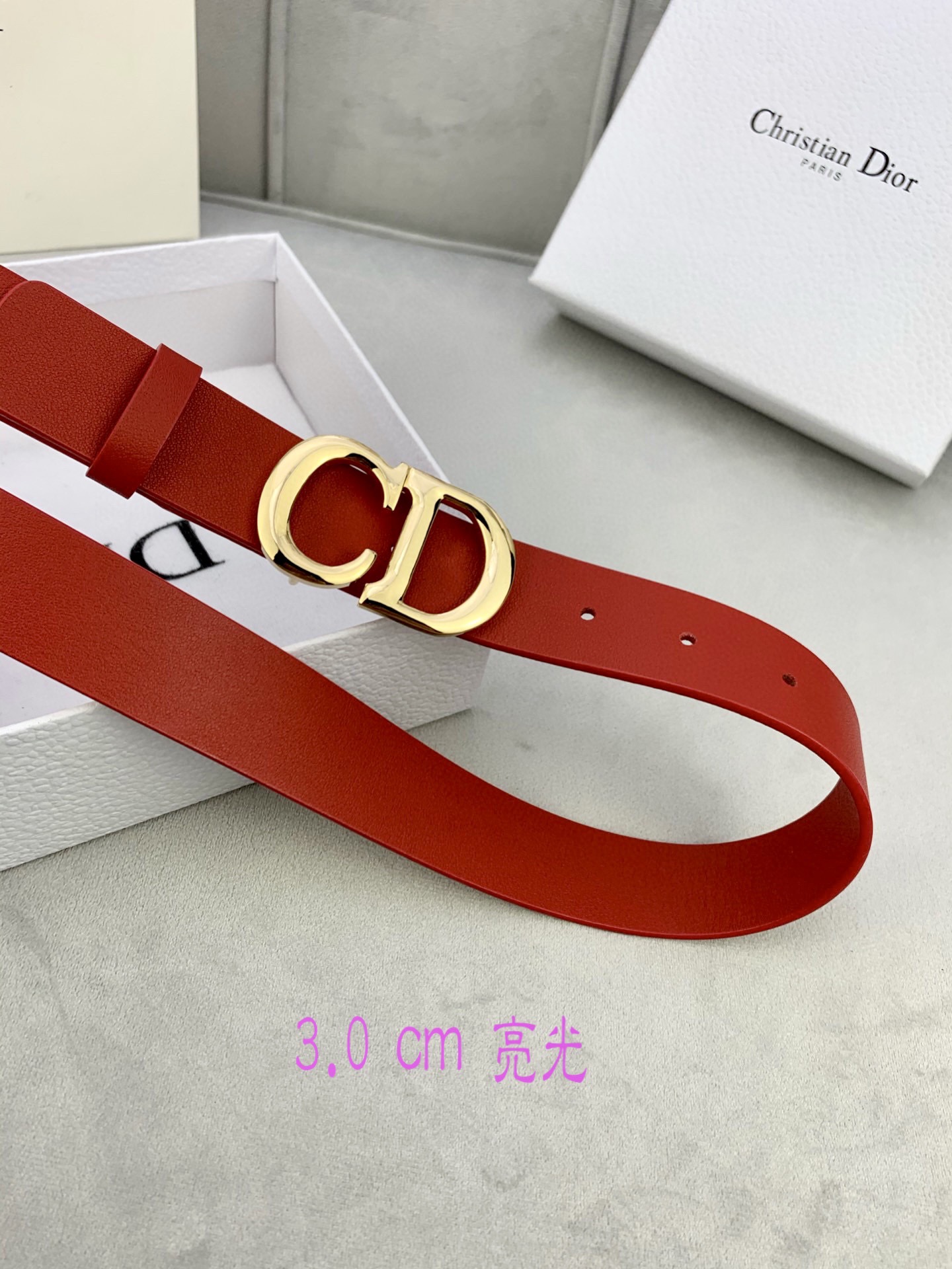 宽度3.0cmDior迪奧爆款平面無
