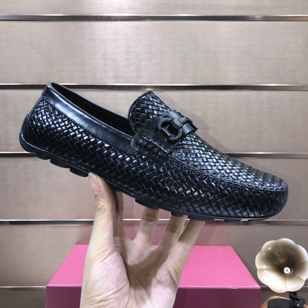 Factory lote [Ferragamo / Ferragamo] contador de los últimos modelos de la original importado lado a