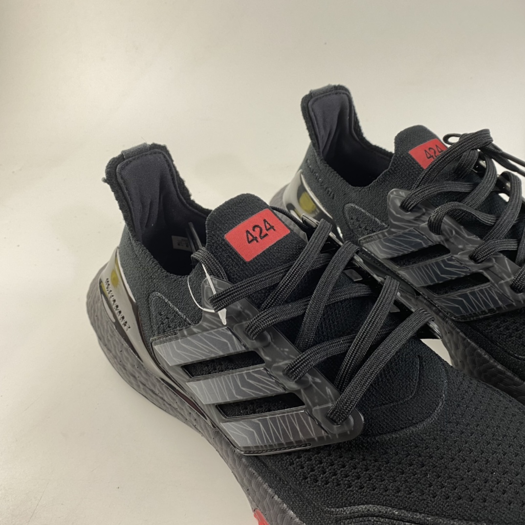 P220  AD UltraBoost 21 加厚爆米花袜套式针织鞋面休闲运动慢跑鞋 GV9716