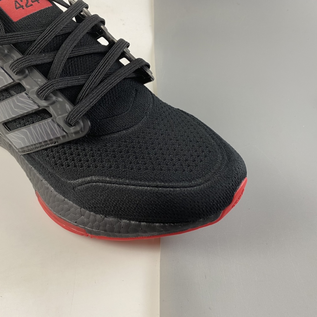P220  AD UltraBoost 21 加厚爆米花袜套式针织鞋面休闲运动慢跑鞋 GV9716