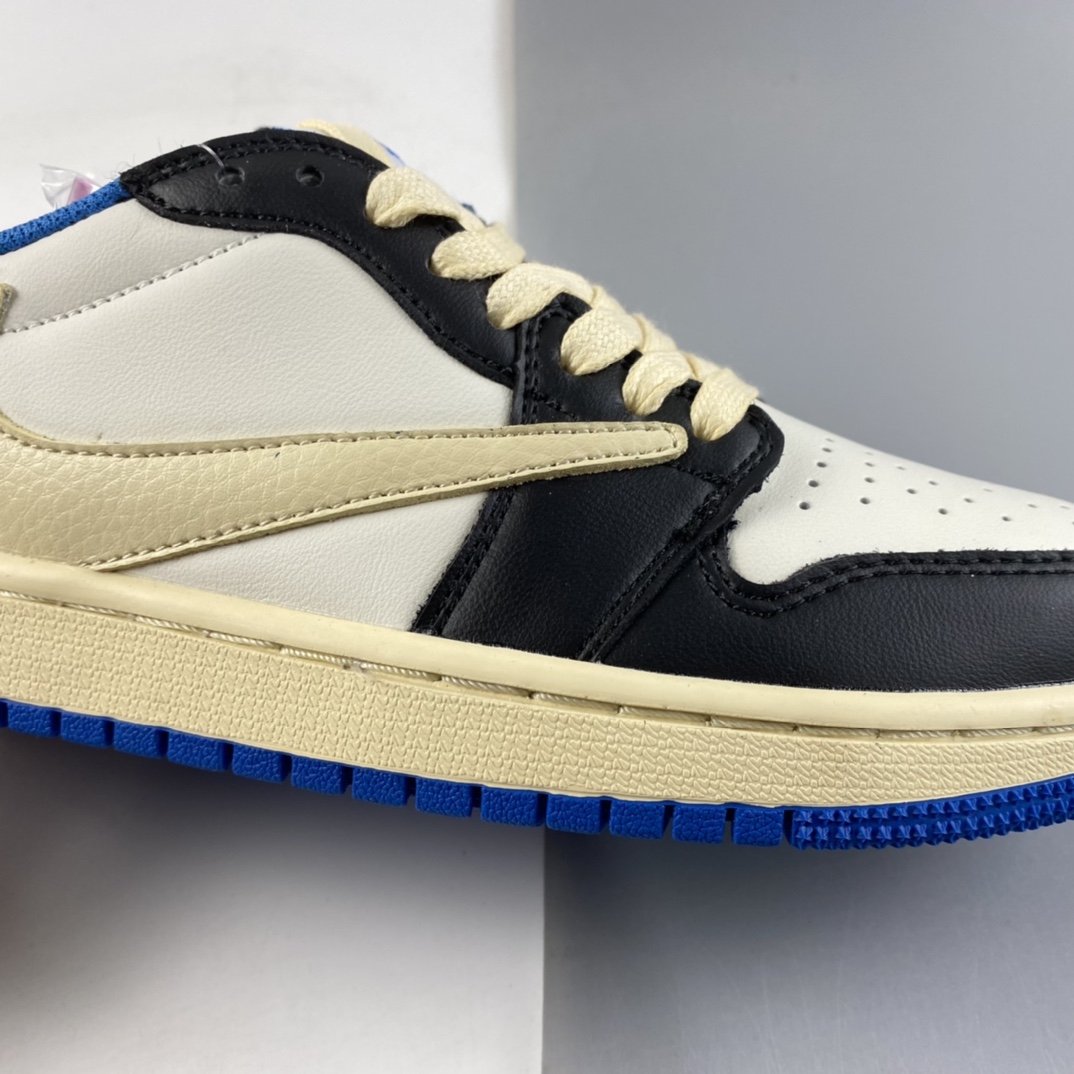 P200 fragment design x Travis Scott x Nike Air Jordan 1 Low OG SP”Military Blue” DM7866-140