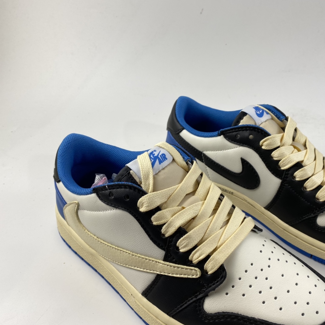 P200 fragment design x Travis Scott x Nike Air Jordan 1 Low OG SP”Military Blue” DM7866-140