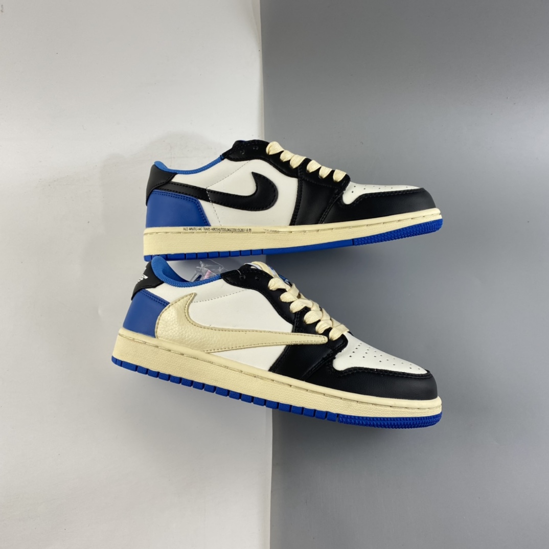 P200 fragment design x Travis Scott x Nike Air Jordan 1 Low OG SP”Military Blue” DM7866-140