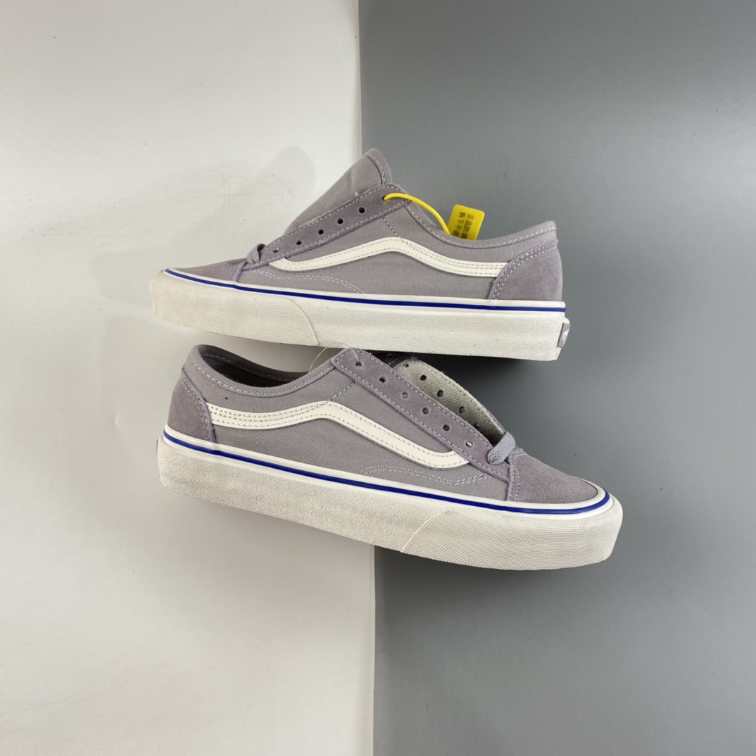 P150  Vans Old Skool 范斯官方香芋紫侧边条纹低帮轻薄款帆布鞋 VN0A54F44U1