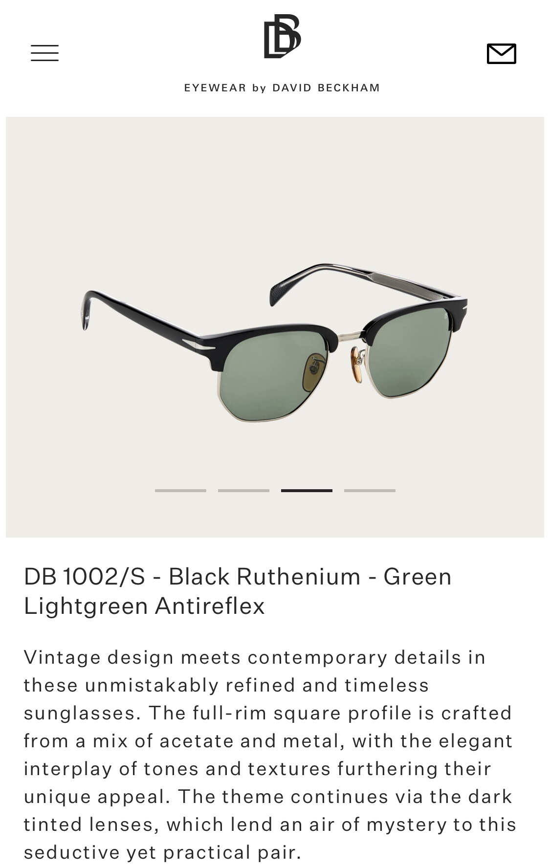 DavidBeckhamEyewear大卫贝克汉姆品牌眼镜DB1002官网图