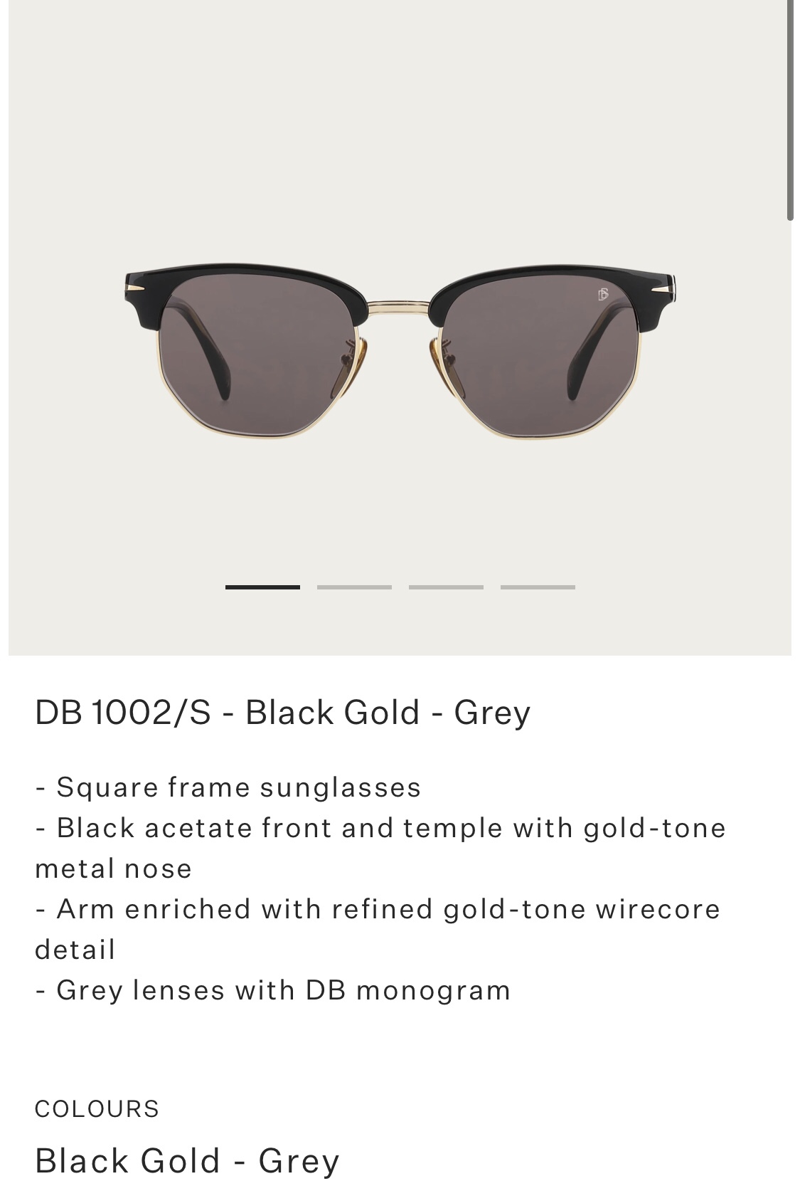 DavidBeckhamEyewear大卫贝克汉姆品牌眼镜DB1002官网图