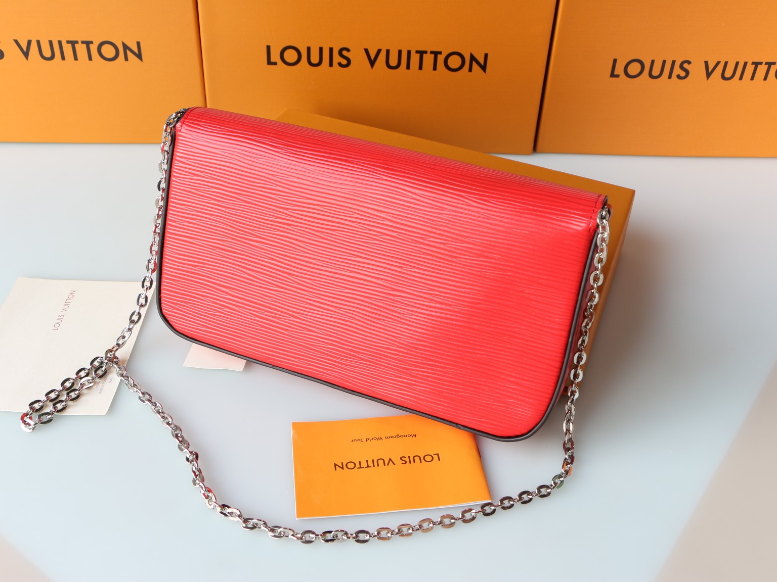 ブランド名M61276 Pochette Felicie - 高級水波纹レザー財布