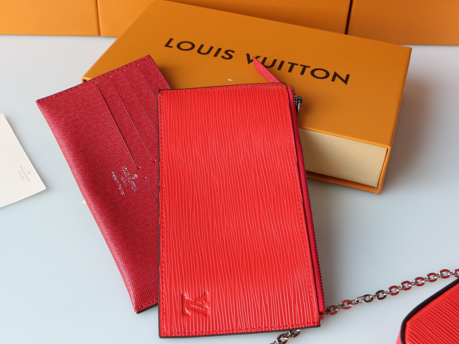 ブランド名M61276 Pochette Felicie - 高級水波纹レザー財布