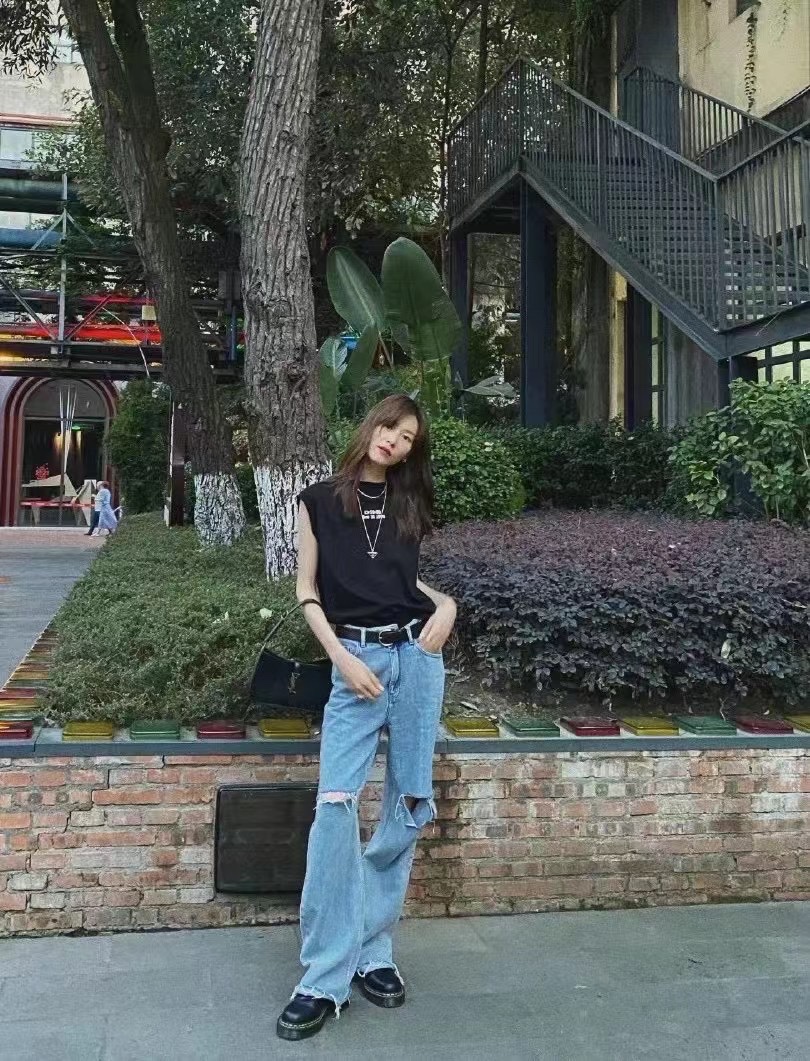 Saint laurent Ysl LE 5 À 7 平纹腋下包 657228黑色