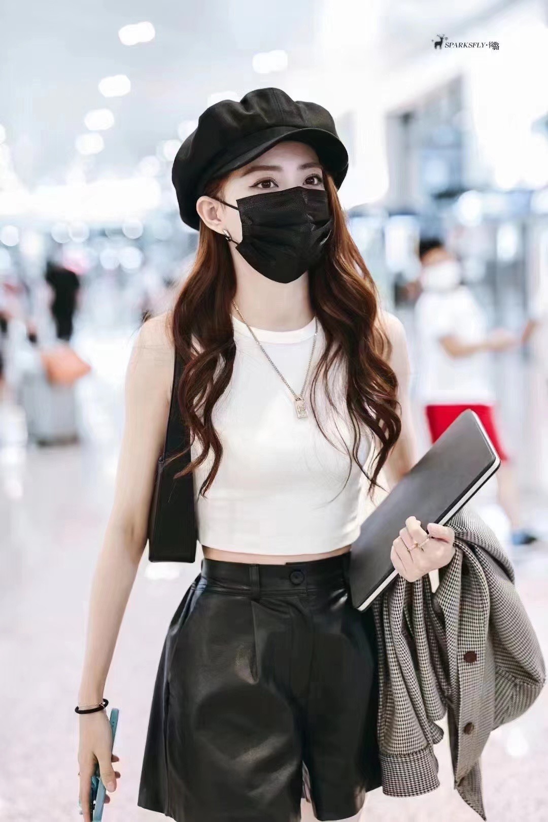 Saint laurent Ysl LE 5 À 7 平纹腋下包 657228黑色