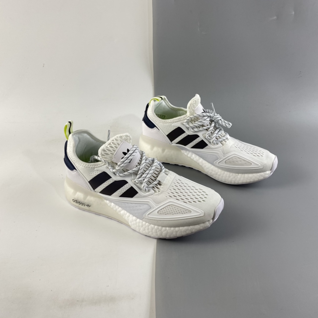 P220   Ad ZX 2K Boost 网纱针织呼吸面套脚休闲运动慢跑鞋 FX8489