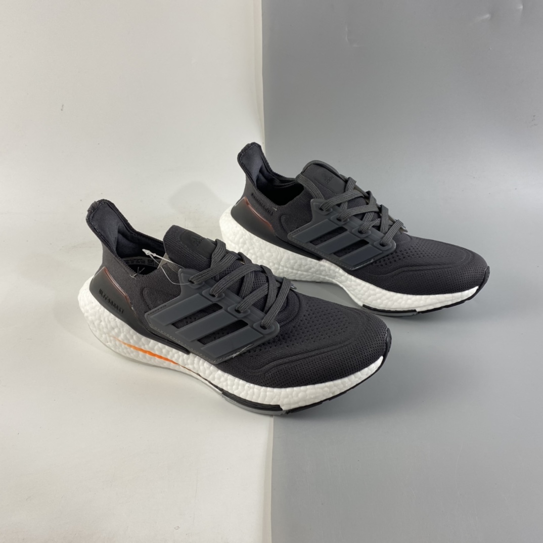 P200   AD UltraBoost 21 加厚爆米花袜套式针织鞋面休闲运动慢跑鞋 FZ2058