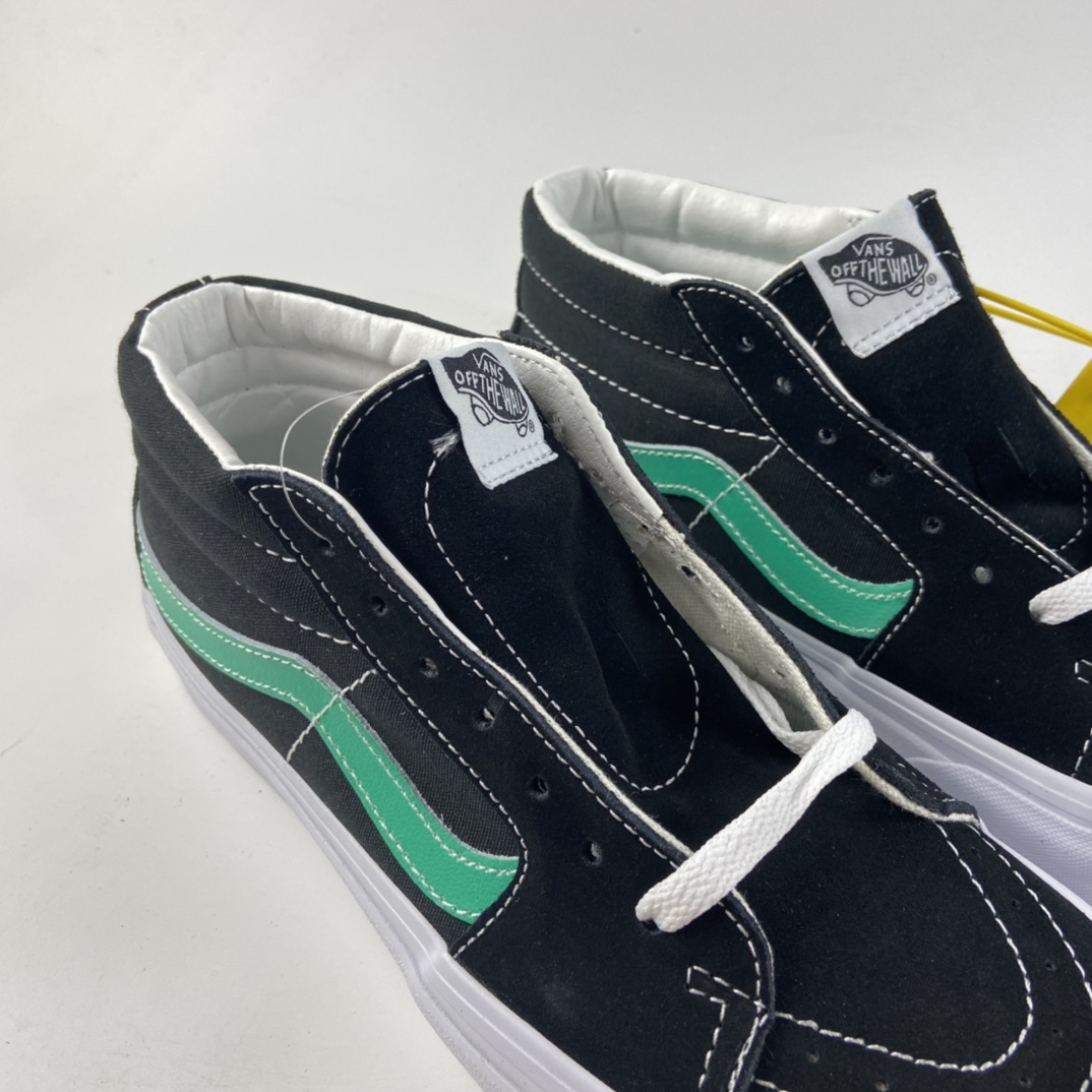 P160  Vans Mid 范斯官方糖果绿侧边条纹中帮板鞋运动鞋 VN0A3WM34FV