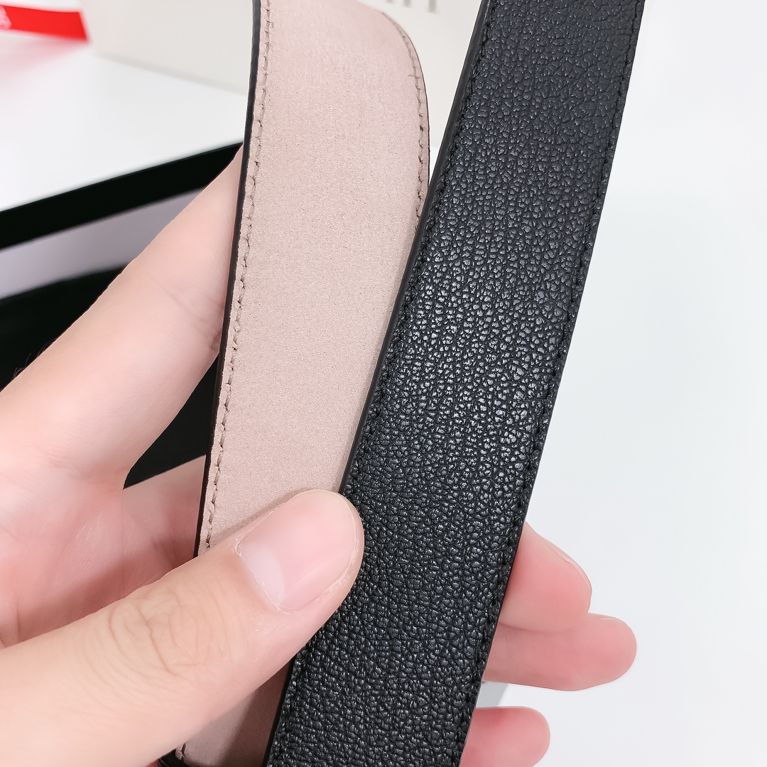 High-Quality Goat-Grained Belt for Ms. Guangxi: Manual Style, Value-for-Money, 3.0cm Width - 图片 7