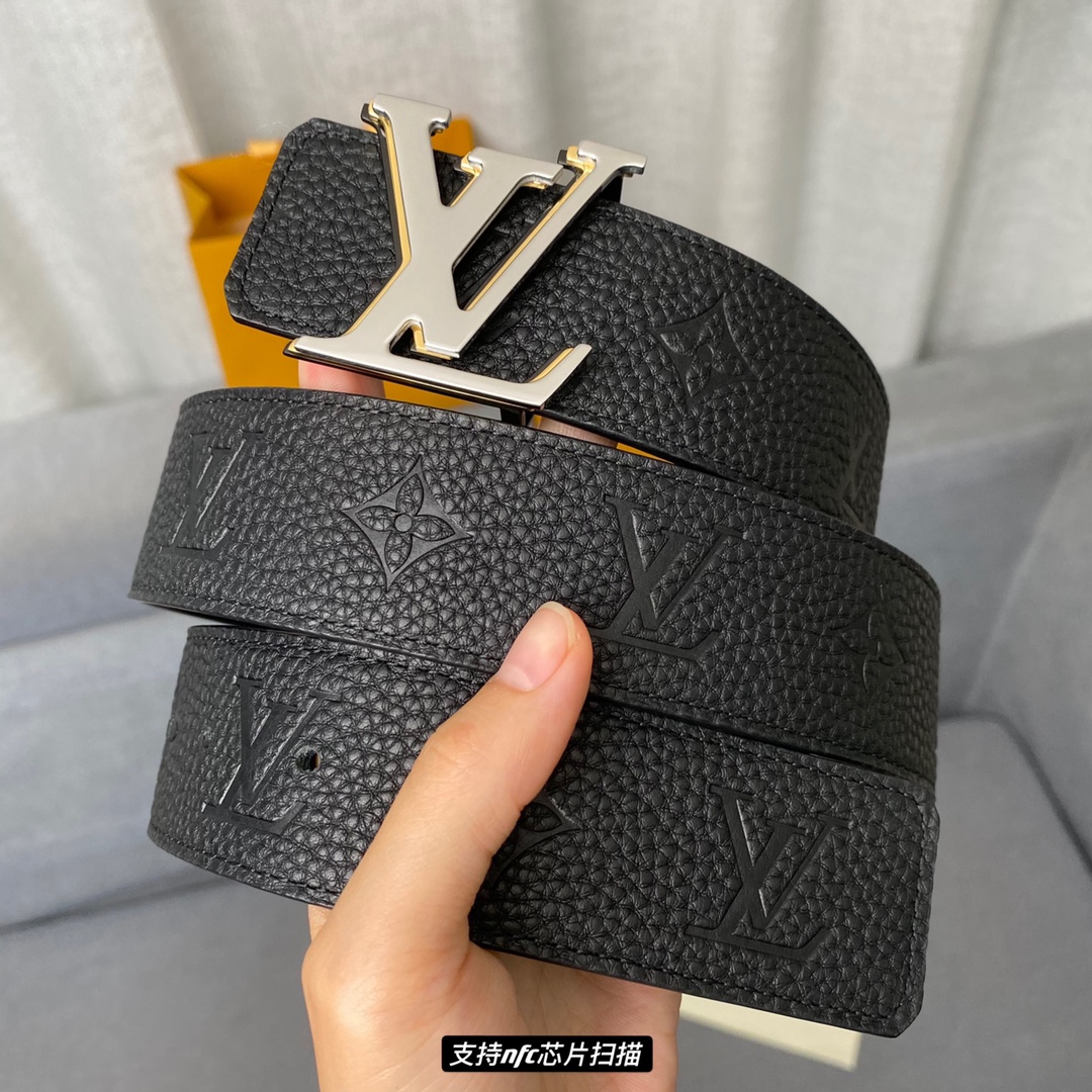 Louis Vuitton Belts Calfskin Cowhide