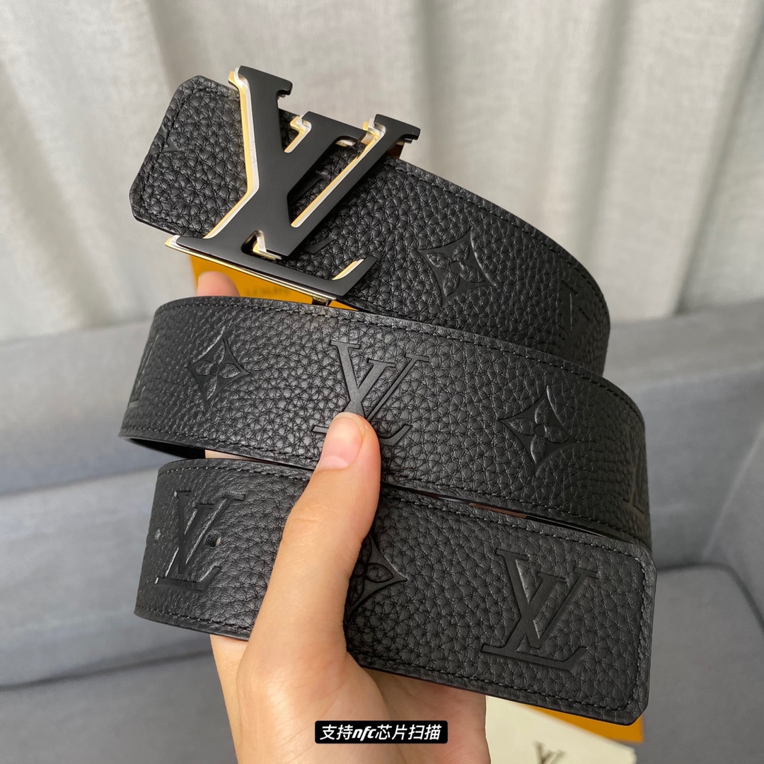 Louis Vuitton Belts Calfskin Cowhide