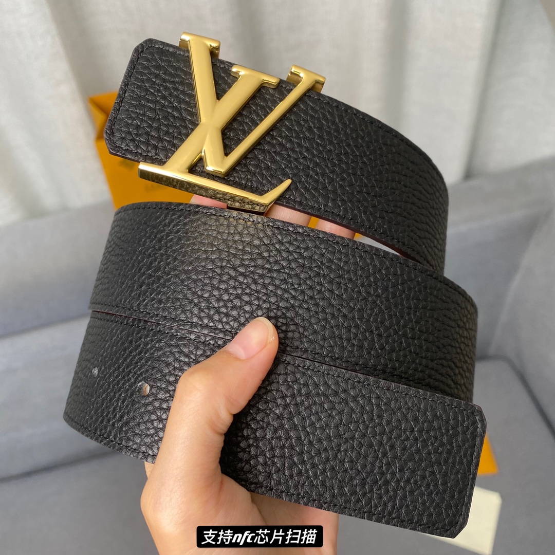 Louis Vuitton Belts Calfskin Cowhide