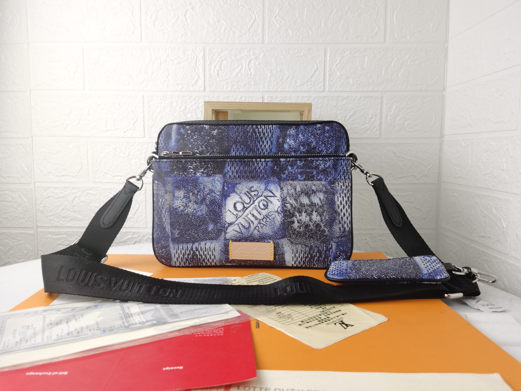 男士三件套Pochette Trio郵差包 - 多機能デザイン