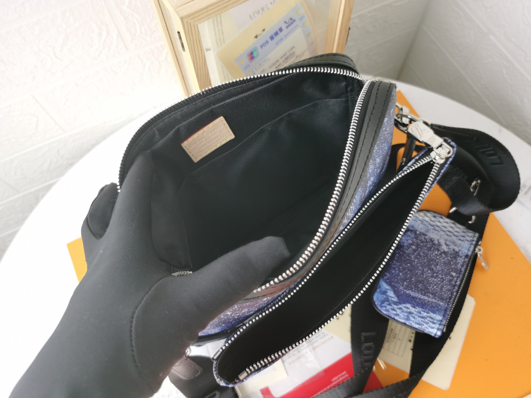 男士三件套Pochette Trio郵差包 - 多機能デザイン