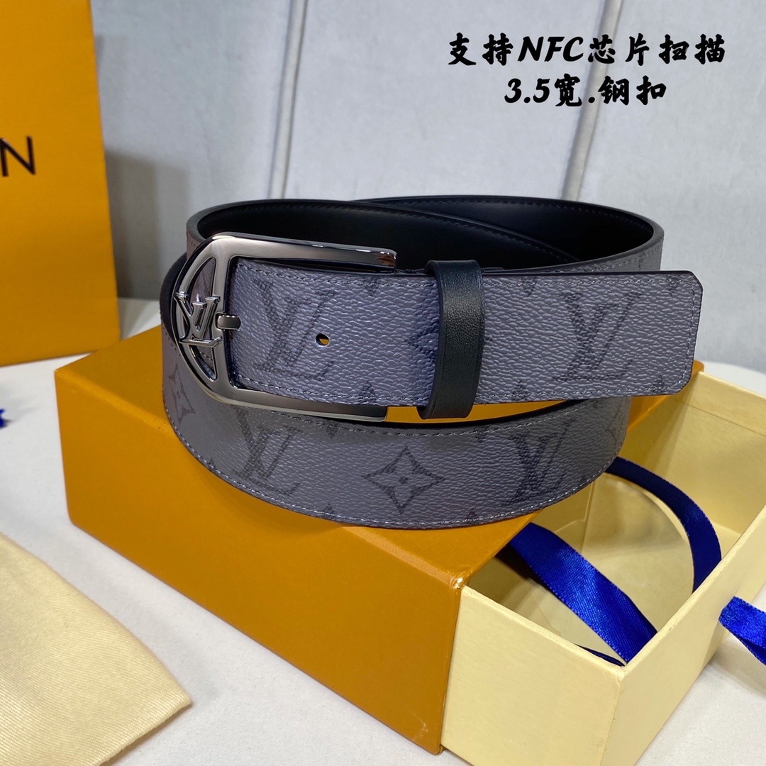 Louis Vuitton Belts Online Shop
 Men Calfskin Canvas Cowhide