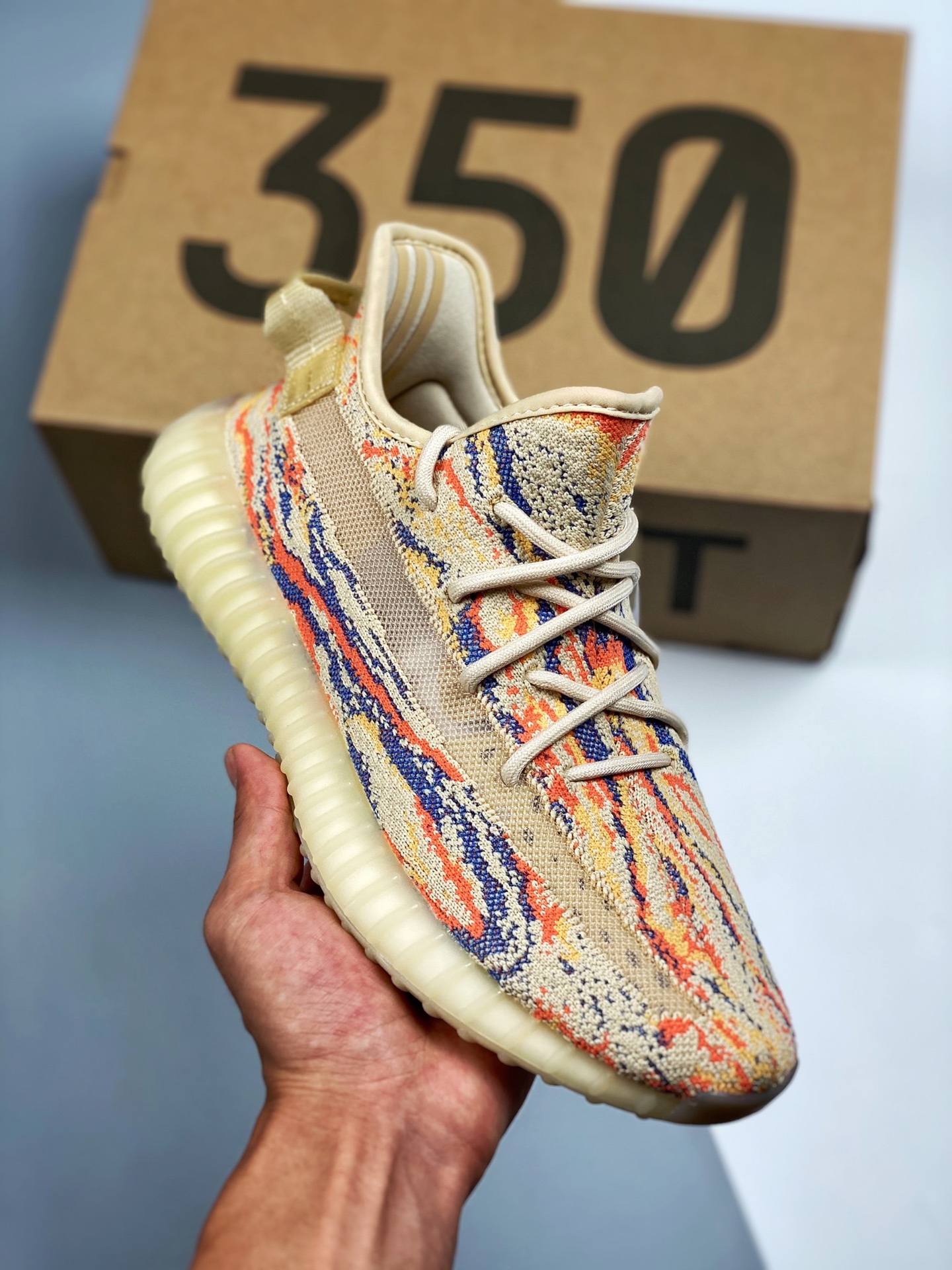 Yeezy 350 V2 "MX Oat" amarillo, primer lanzamiento, fotos reales. #Tejido original de punto fino de la fábric…