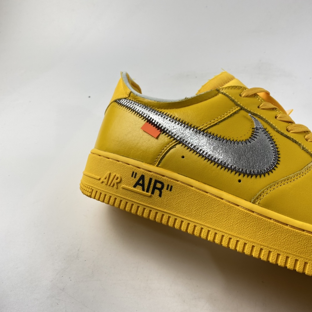 P400  Off-White X NK Air Force 1 ” University Gold ” OW联名空军一号低帮 DD1876-700