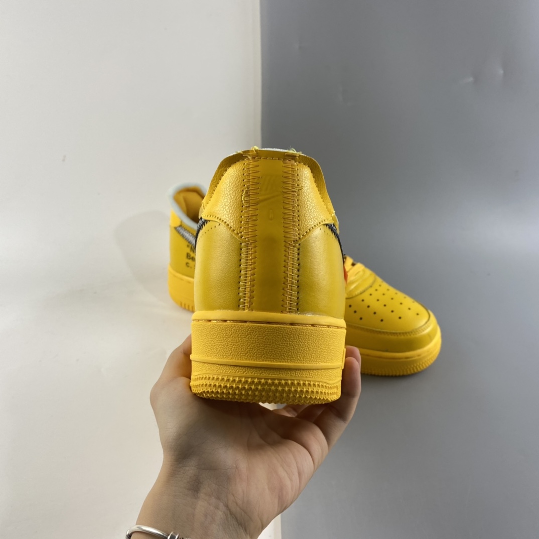 P400  Off-White X NK Air Force 1 ” University Gold ” OW联名空军一号低帮 DD1876-700