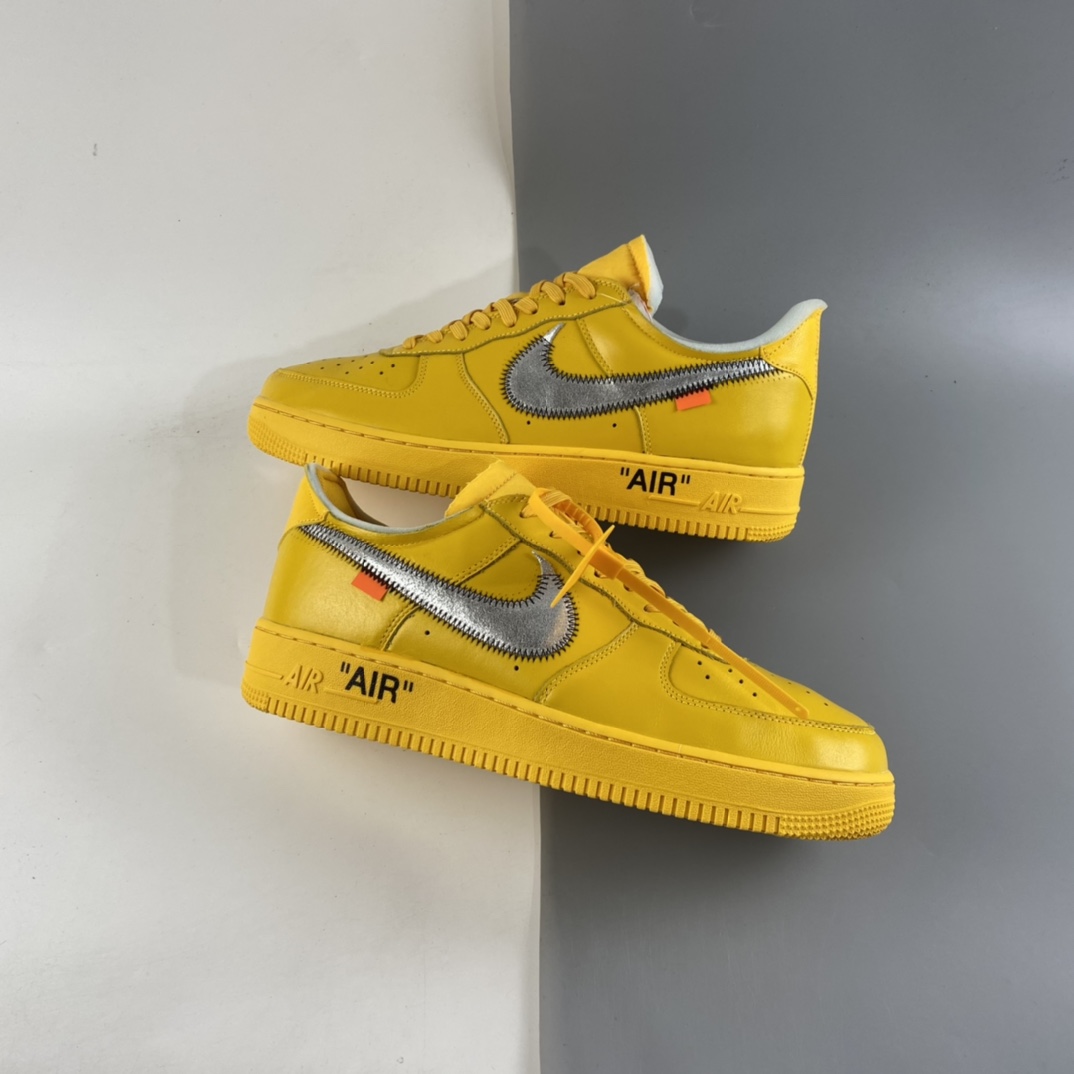 P400  Off-White X NK Air Force 1 ” University Gold ” OW联名空军一号低帮 DD1876-700