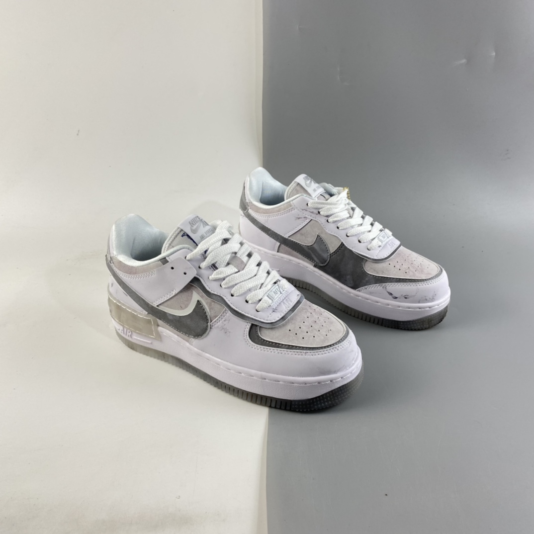 P200  Nk Air Force 1 Shadow 空军一号轻量增高低帮百搭板鞋”拼接马卡龙” DJ4635-100