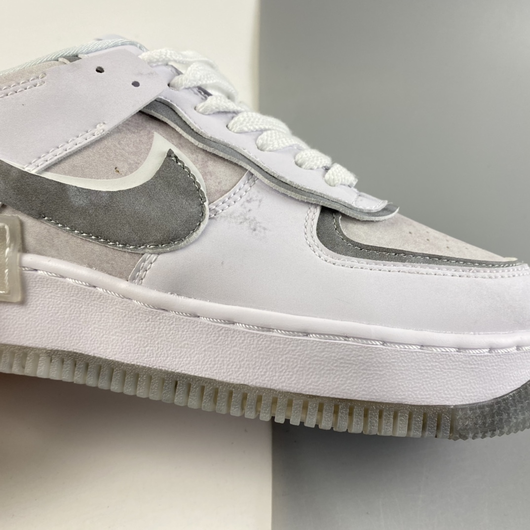P200  Nk Air Force 1 Shadow 空军一号轻量增高低帮百搭板鞋”拼接马卡龙” DJ4635-100