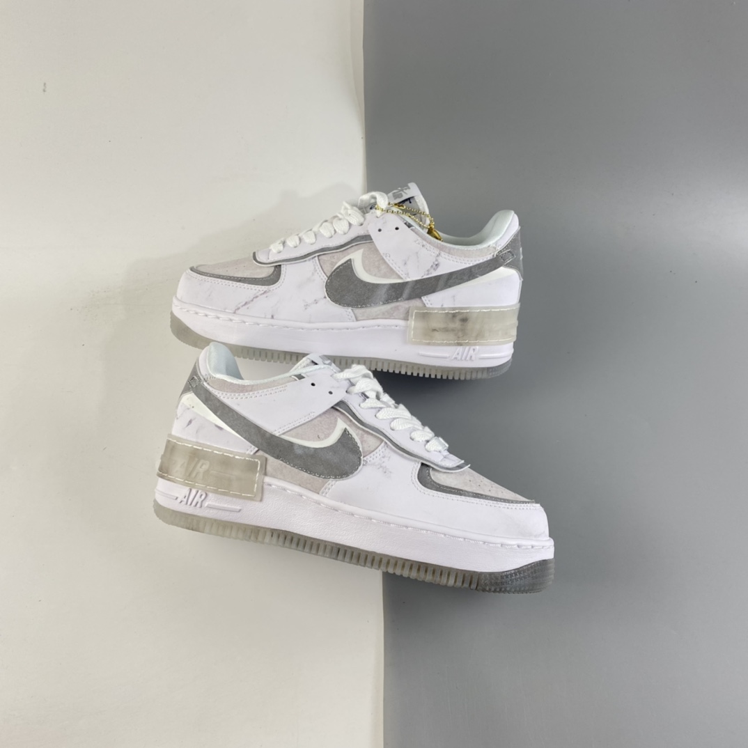 P200  Nk Air Force 1 Shadow 空军一号轻量增高低帮百搭板鞋”拼接马卡龙” DJ4635-100