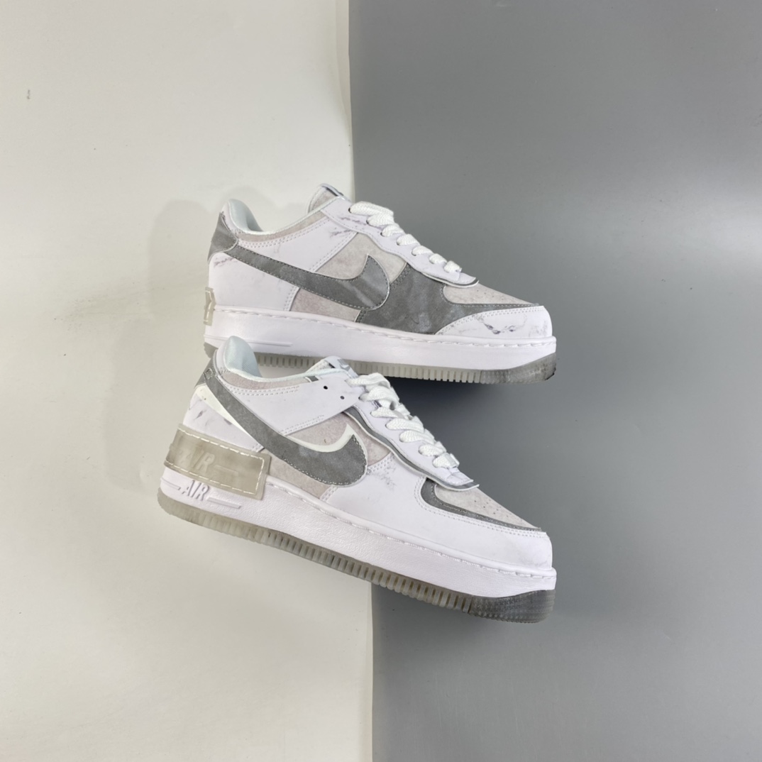 P200  Nk Air Force 1 Shadow 空军一号轻量增高低帮百搭板鞋”拼接马卡龙” DJ4635-100