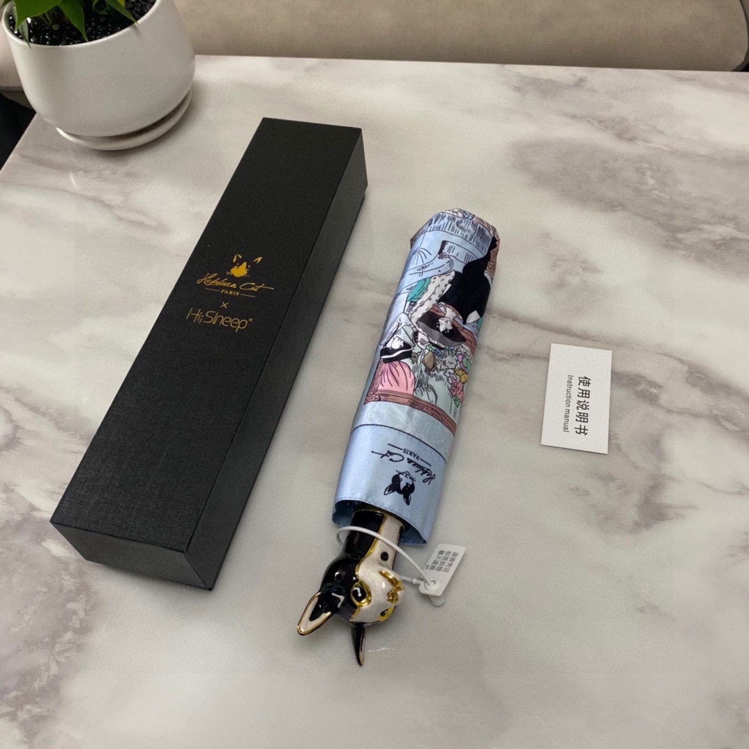 HePburCat赫本猫三折自动折叠