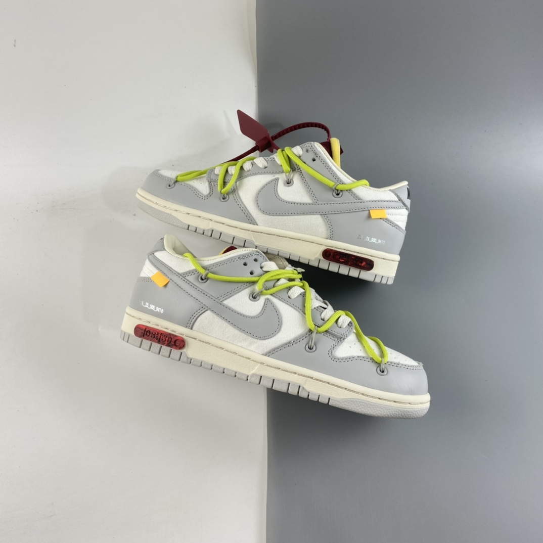P400 Off-White x Nike SB Dunk Low”The 50”扣篮系列低帮经典百搭休闲运动板鞋 DM1602-106