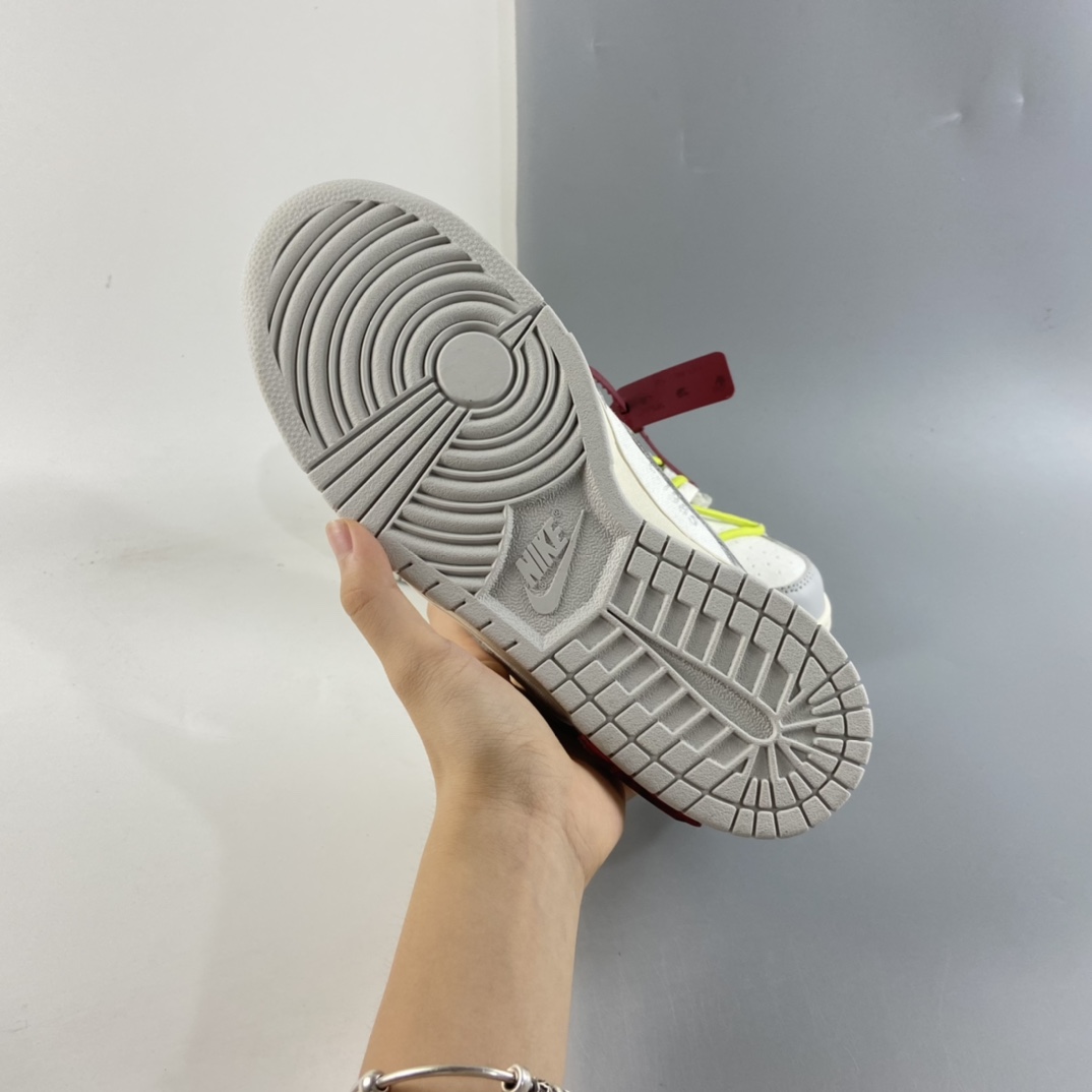 P400 Off-White x Nike SB Dunk Low”The 50”扣篮系列低帮经典百搭休闲运动板鞋 DM1602-106
