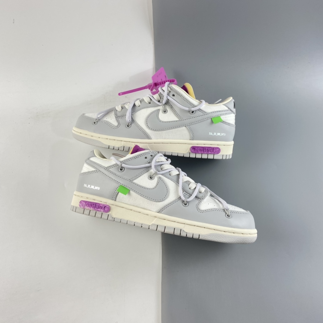 P400  Off-White x Nike SB Dunk Low”The 50”扣篮系列低帮经典百搭休闲运动板鞋 DM1602-118
