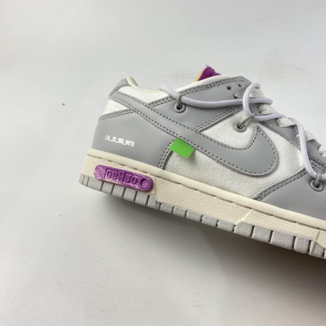 P400  Off-White x Nike SB Dunk Low”The 50”扣篮系列低帮经典百搭休闲运动板鞋 DM1602-118
