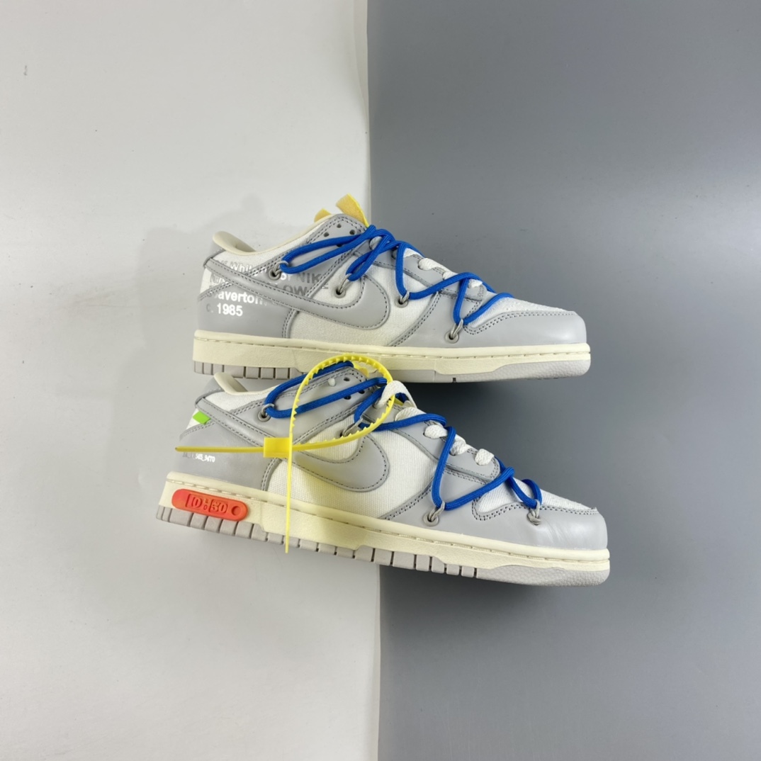 P380  独立品牌Off-White x Nike SB Dunk Low”The 50”扣篮运动板鞋 DM1602-112